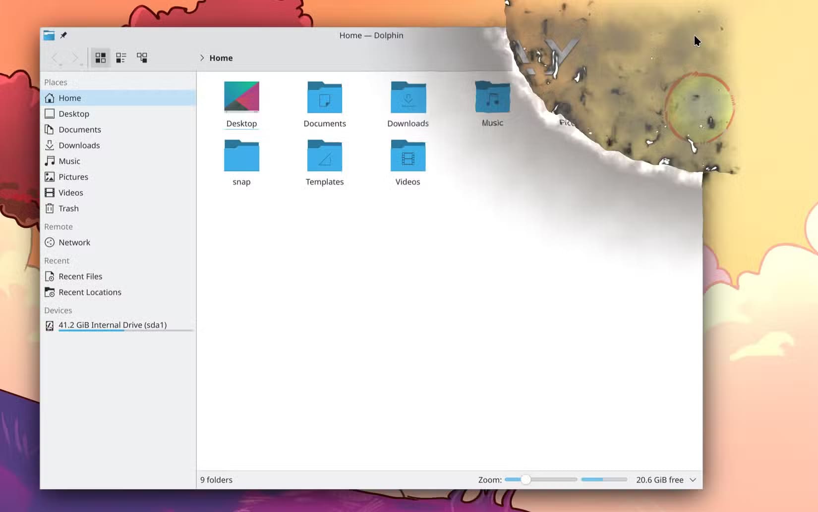 kde-plasma-desktop-effect-buringing-a-window-after-closing-it 5 أشياء يمكنك القيام بها على Linux ولكن ليس على Windows