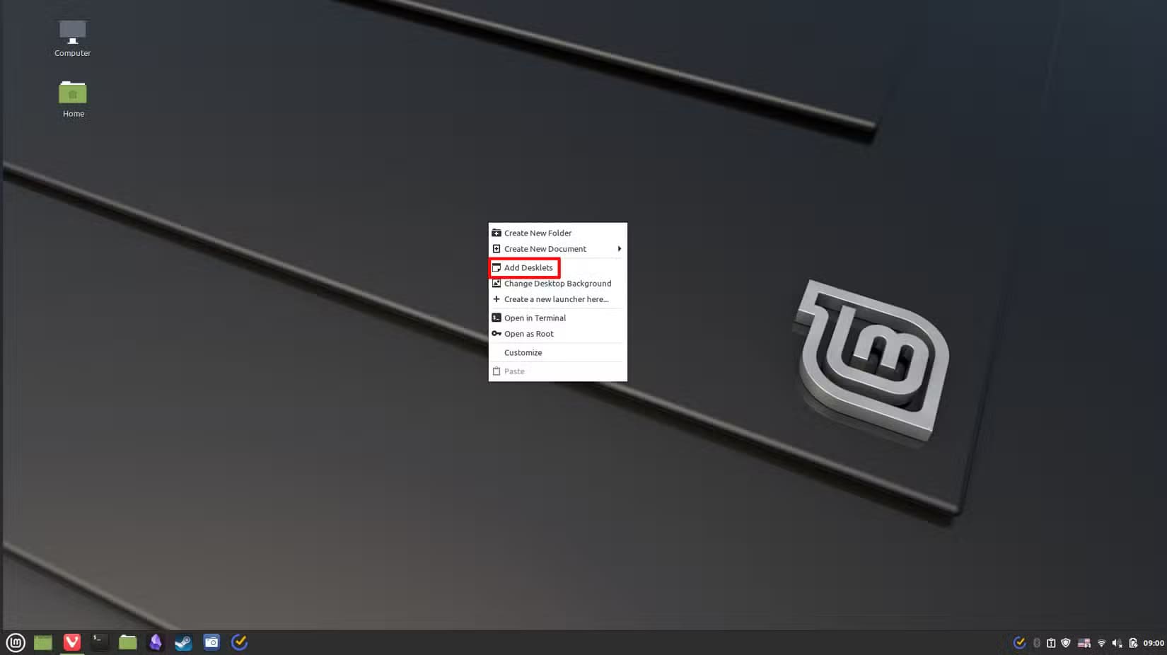linux-mint-desklets ستة تغييرات تجعل سطح مكتب Linux Mint Cinnamon يتألق بلمسة خاصة