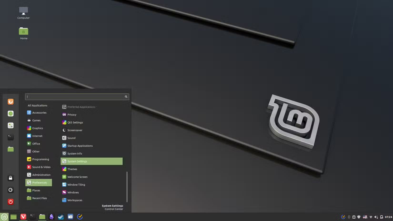 linux-mint-menu-settings ستة تغييرات تجعل سطح مكتب Linux Mint Cinnamon يتألق بلمسة خاصة
