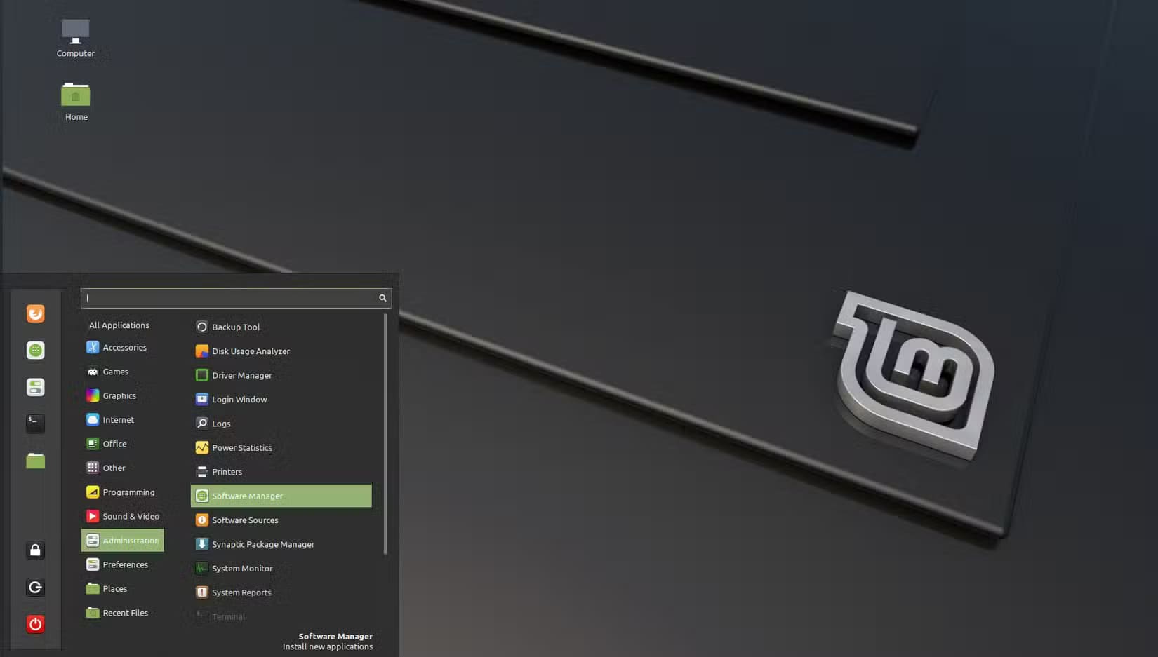 linux-mint-software-manager خطوات بسيطة لتثبيت OBS Studio على نظام Linux