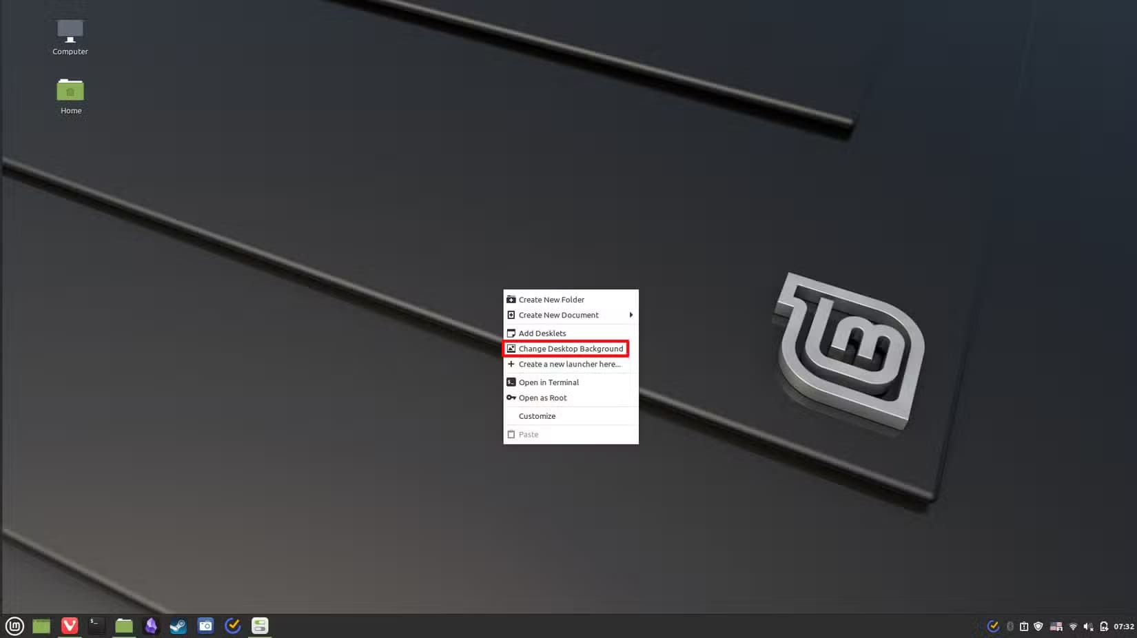mint-right-click-menu ستة تغييرات تجعل سطح مكتب Linux Mint Cinnamon يتألق بلمسة خاصة