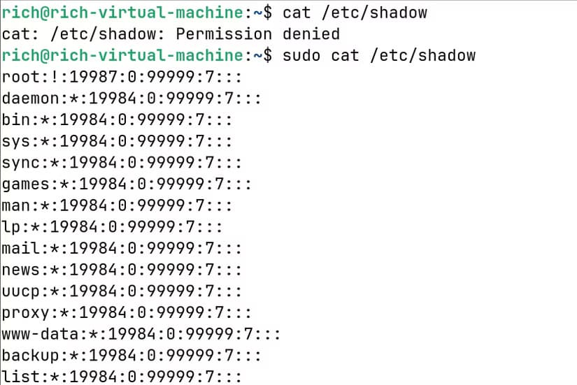 need-sudo-to-read-shadow-file اكتشف أسرار سطر أوامر linux: نصائح وحيل لتسريع عملك