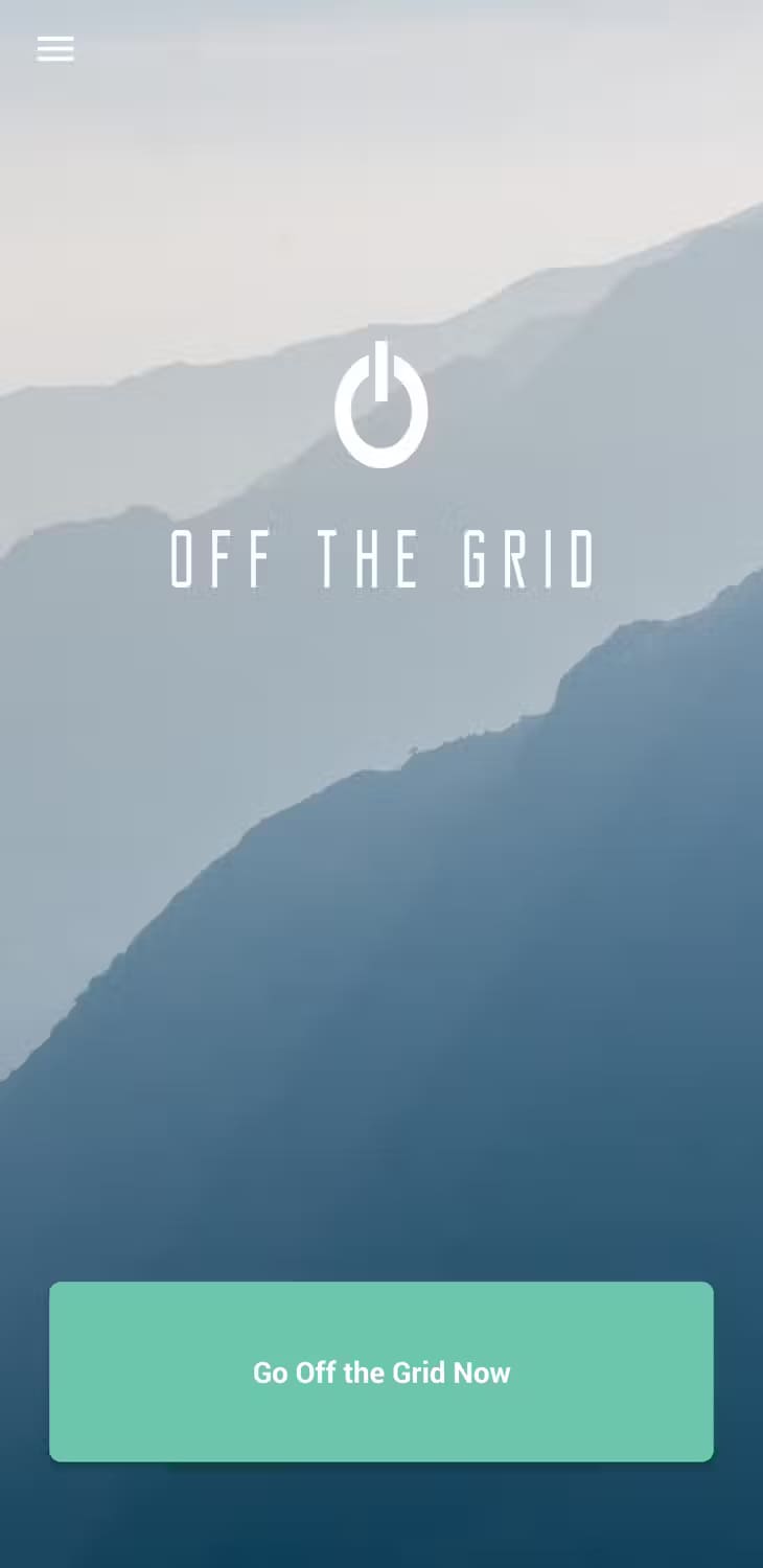 off-the-grid-app-screen-4 تطبيقات أندرويد الضرورية لدعم رحلة التخلص من السموم الرقمية