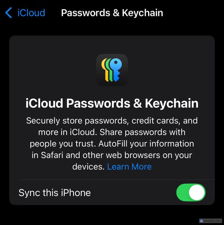page_4-3-1 دليل استخدام كلمات مرور Apple لأجهزة iPhone وiPad وMac لحماية بياناتك