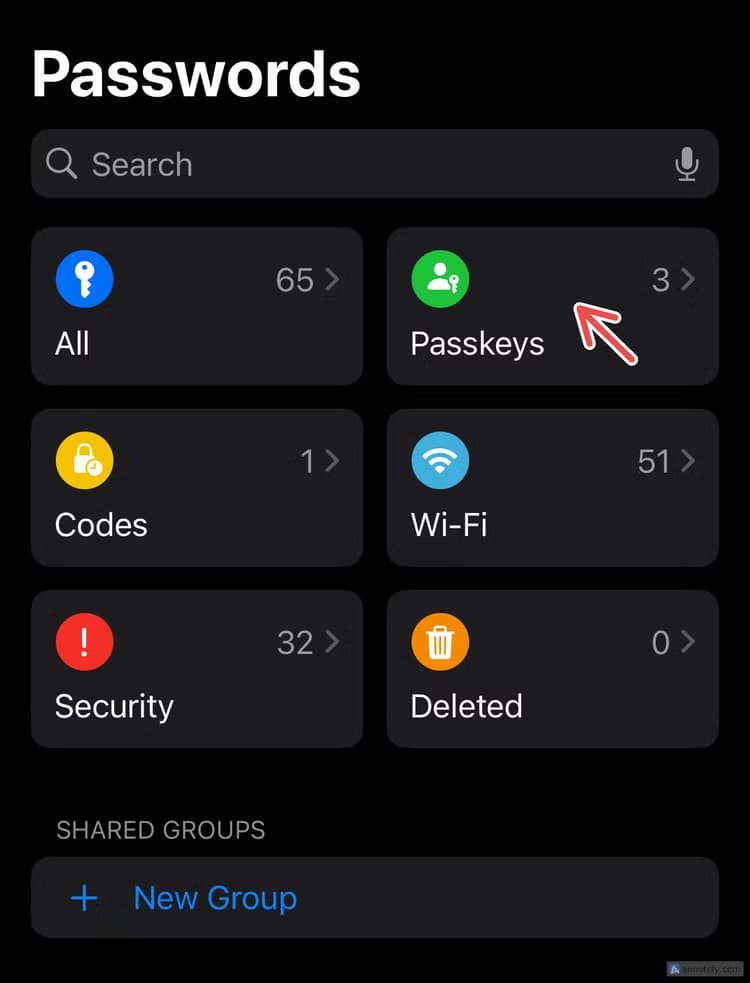 page_9 دليل استخدام كلمات مرور Apple لأجهزة iPhone وiPad وMac لحماية بياناتك