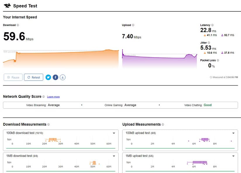 speed-tester شرح اختبارات سرعة الإنترنت ومدى دقتها في قياس الأداء الفعلي