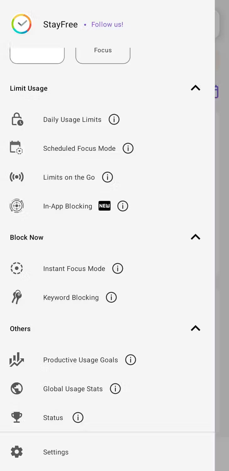 stayfree-app-screen-4 تطبيقات أندرويد الضرورية لدعم رحلة التخلص من السموم الرقمية
