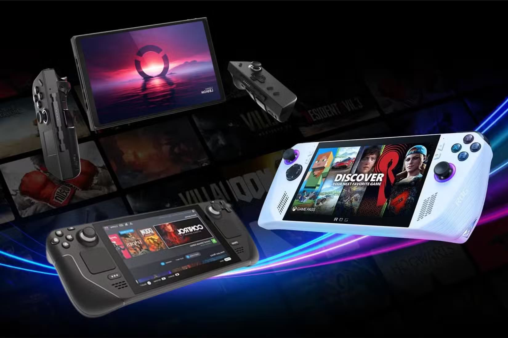 steam-deck-vs-asus-rog-ally-vs-lenovo-legion-go كيف تستمر أجهزة الكمبيوتر المحمولة Windows في تقديم أداء مميز مع مرور الوقت