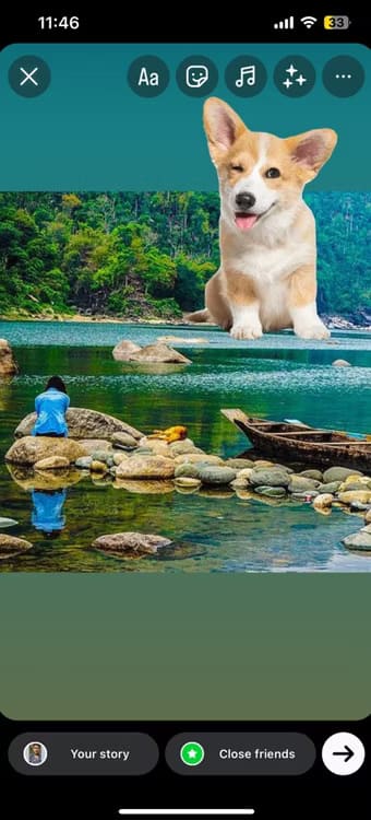 sticker-uploaded-on-instagram كيفية إضافة صور متعددة إلى قصة Instagram