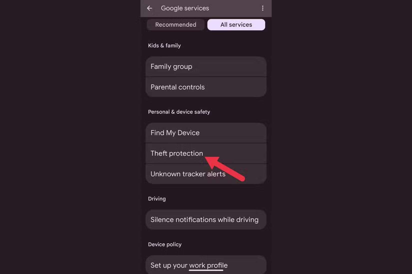 theft-protection-setting-step-3 تشغيل ميزة الحماية من السرقة على أجهزة Android بخطوات بسيطة