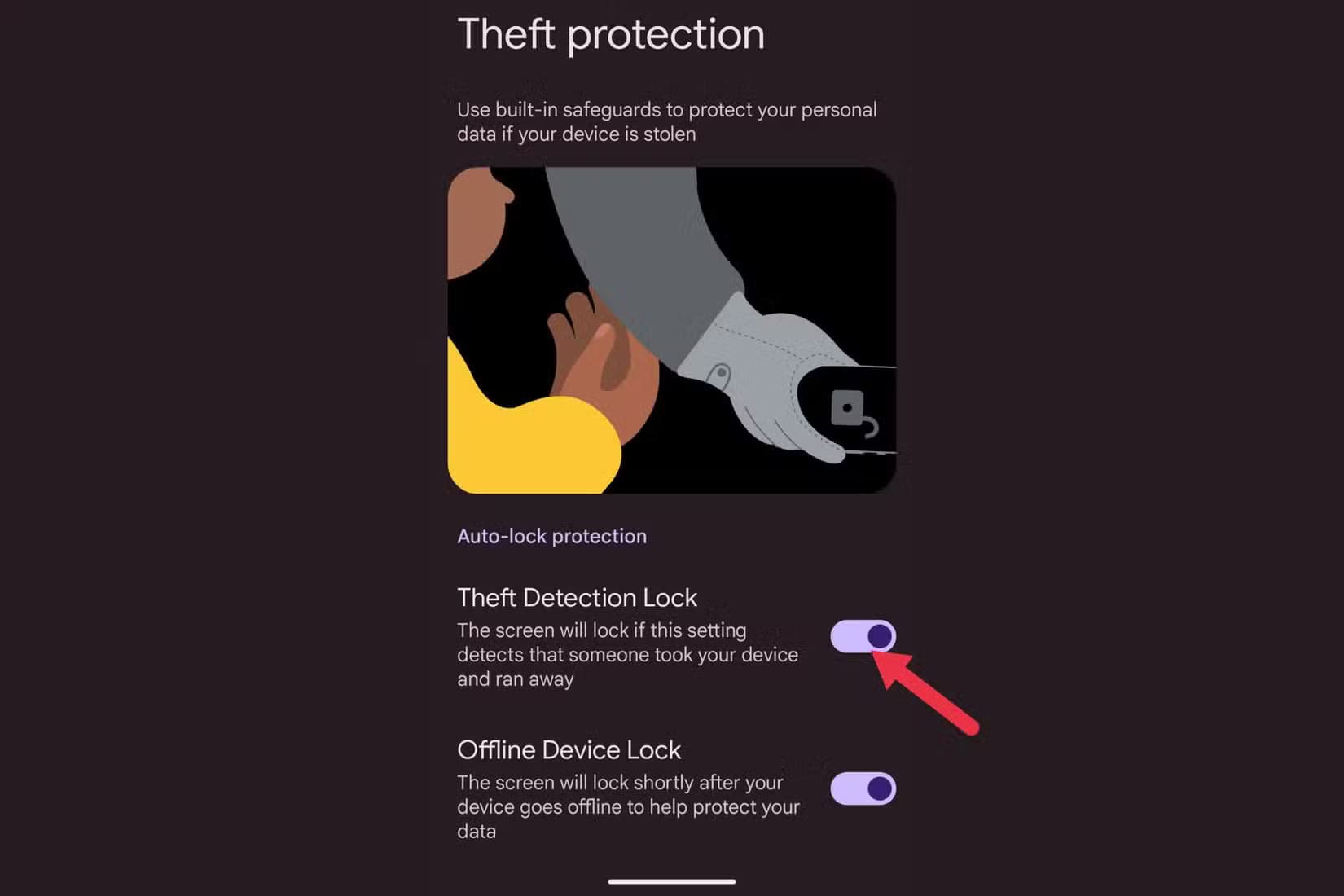 theft-protection-setting-step-4 تشغيل ميزة الحماية من السرقة على أجهزة Android بخطوات بسيطة