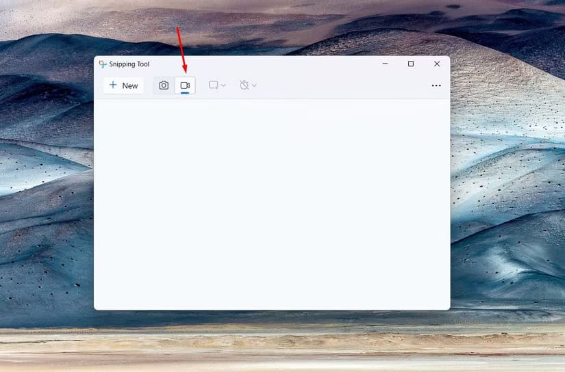 video-icon-in-the-snipping-tool أسهل طرق لتسجيل شاشة أجهزتك على Windows وMac وLinux وAndroid وiPhone
