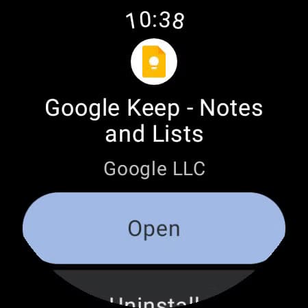 1-google-keep-galaxy-watch-app أفضل التطبيقات لتحسين تجربتك مع Galaxy Watch وزيادة استفادتك منها