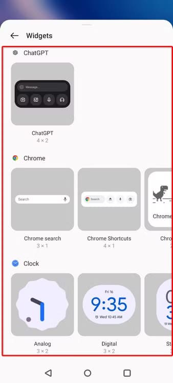 10-add-home-screen-widget طرق بسيطة لتنظيم التطبيقات على هاتفك الأندرويد بسهولة