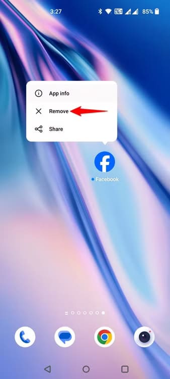 11-remove-app-from-home-screen طرق بسيطة لتنظيم التطبيقات على هاتفك الأندرويد بسهولة