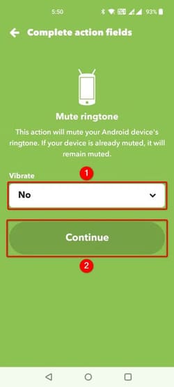 16-ifttt-no-vibrate طرق سهلة لتبسيط المهام على Android باستخدام تطبيق IFTTT
