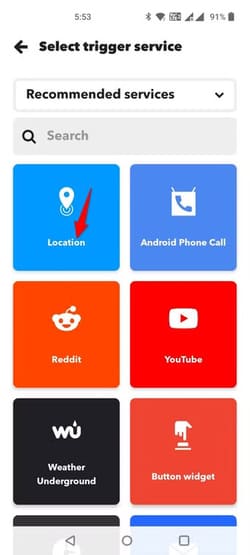 25-ifttt-location-1 طرق سهلة لتبسيط المهام على Android باستخدام تطبيق IFTTT