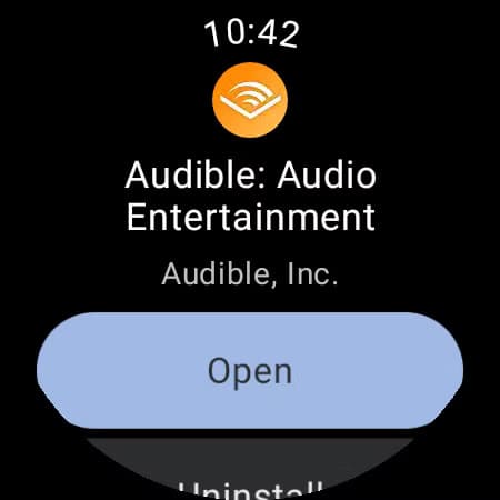 8-audible-galaxy-watch-app أفضل التطبيقات لتحسين تجربتك مع Galaxy Watch وزيادة استفادتك منها