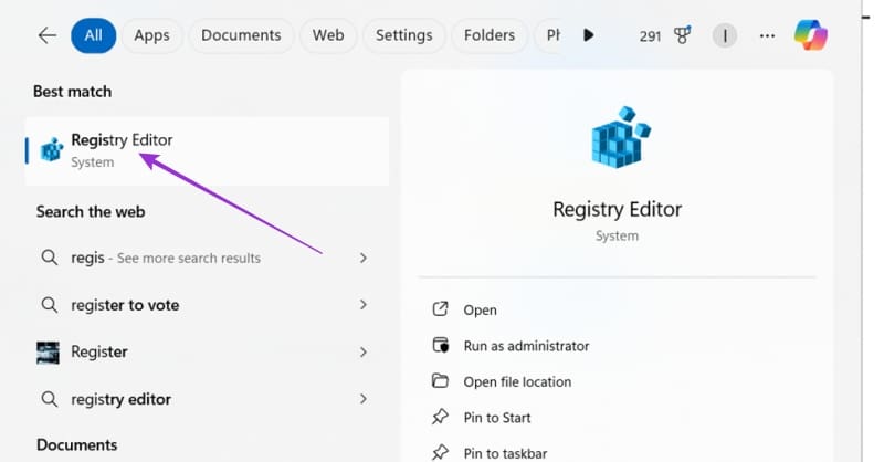 Adjust-the-Registry-Editor-1 حلول بسيطة لإصلاح مشكلة سجل الحافظة في Windows 11