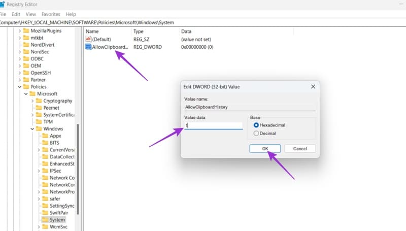 Adjust-the-Registry-Editor-4 حلول بسيطة لإصلاح مشكلة سجل الحافظة في Windows 11