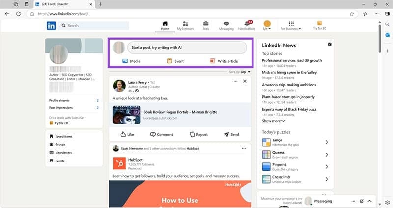 Creating-Carousels-in-LinkedIn-Posts-8 كيفية نشر إعلانات دوارة على LinkedIn باستخدام الحل الذكي لتعزيز الوصول