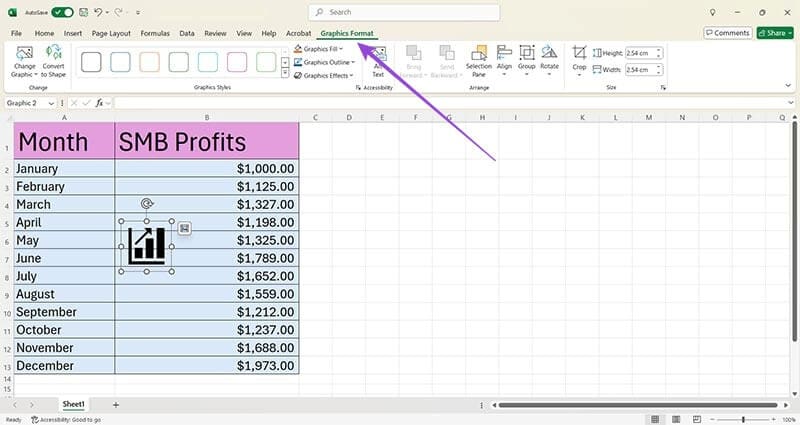 Formatting-Tricks-in-Excel-3-Adding-Graphics-to-Data-5 ثلاث طرق لتنسيق بياناتك بكفاءة في Microsoft Excel