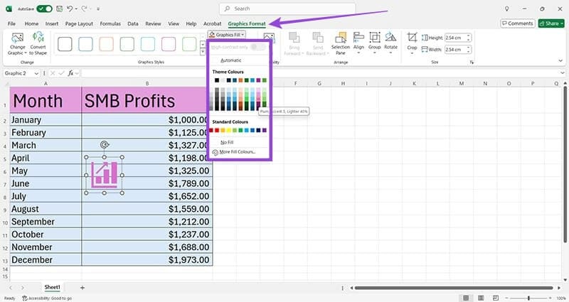 Formatting-Tricks-in-Excel-3-Adding-Graphics-to-Data-6 ثلاث طرق لتنسيق بياناتك بكفاءة في Microsoft Excel