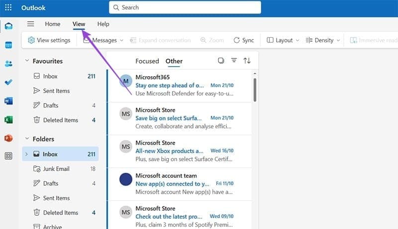 How-to-Change-the-Number-of-Lines-in-Message-Previews-in-Outlook-3 طريقة تعديل عدد الأسطر في معاينة الرسائل على Outlook بسهولة