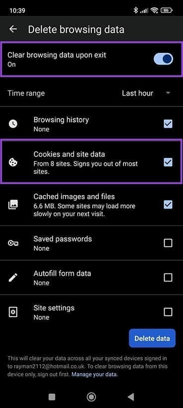 How-to-Set-Microsoft-Edge-to-Automatically-Clear-Browser-Cookies-7 طريقة إعداد متصفح Microsoft Edge لحذف ملفات تعريف الارتباط تلقائيًا