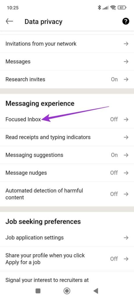 How-to-Turn-Off-Focused-Inbox-LinkedIn-on-Mobile-4-461x1024-1 كيفية تعطيل البريد الوارد المركّز في LinkedIn بخطوات بسيطة