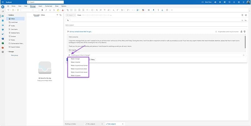 How-to-Use-Copilot-in-Outlook-to-Draft-Emails-4 كيفية تحسين تجربتك في Outlook باستخدام Copilot
