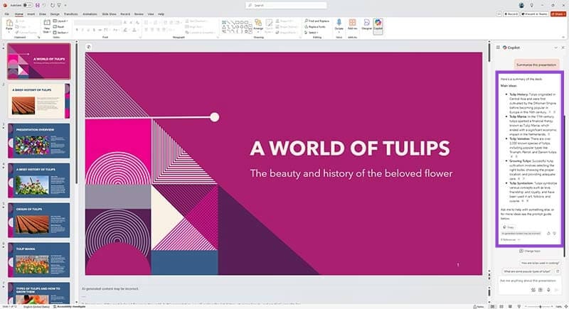 How-to-Use-Copilot-to-Summarize-Presentations-2 كيفية الاستفادة من Copilot في PowerPoint لتحسين عروضك التقديمية