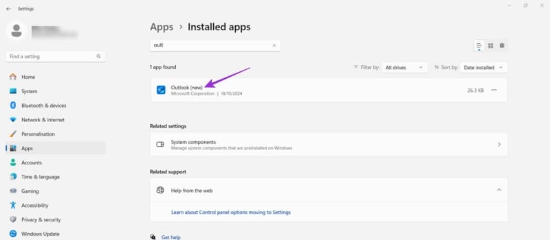 Repair-or-Reset-Outlook-3 كيفية إصلاح مشكلة توقف Outlook عند تحميل الملف الشخصي بخطوات بسيطة