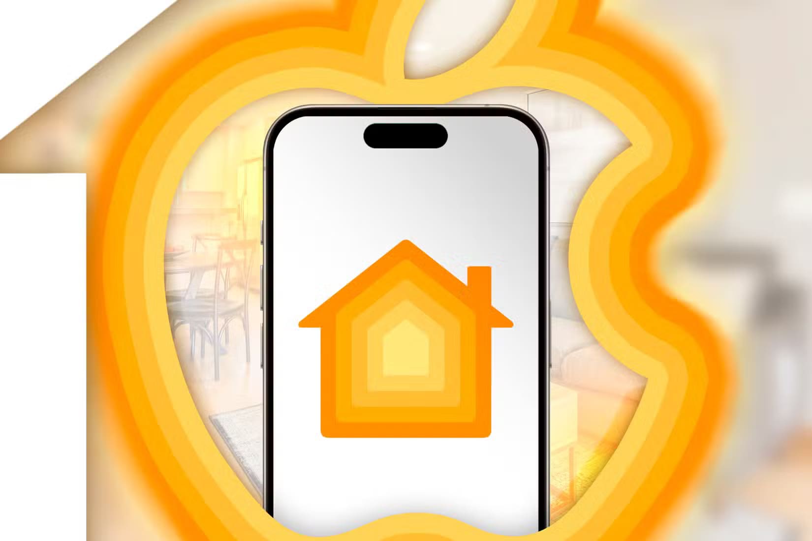 apple-logo-with-an-iphone-emerging-from-it-and-the-apple-homekit-icon كيفية اختيار الأجهزة المنزلية الذكية بعروض الجمعة السوداء دون إهدار المال