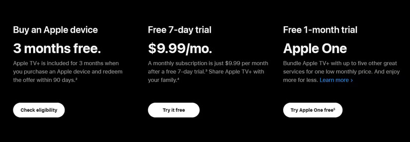 apple-tv-pricing-information-on-the-apple-tv-website مقارنة شاملة بين Disney+ وApple TV+ لاختيار الأفضل
