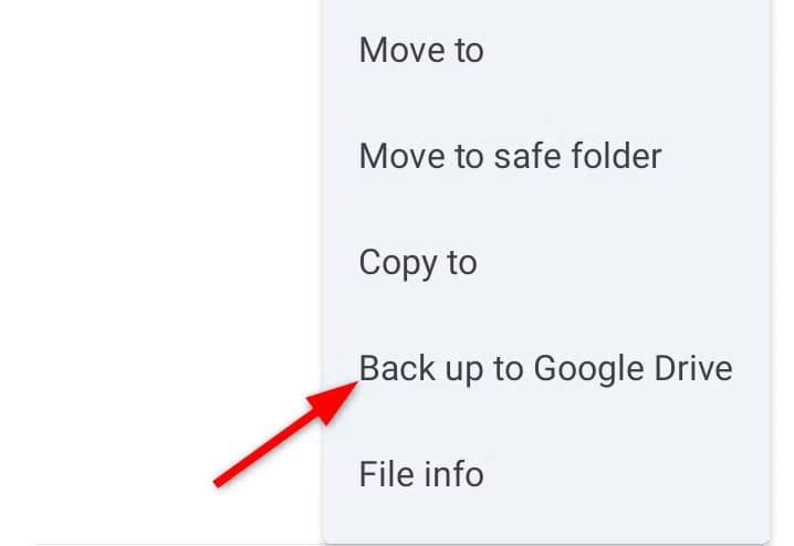 backing-up-specified-douments-to-google-drive-in-android-files-manager ميزات مفيدة في Google Drive على Android لاستخدام أكثر إنتاجية