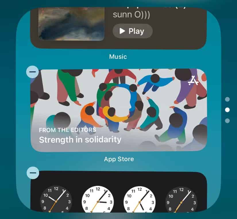 change-the-order-in-which-a-stack-appears طرق مبتكرة لتخصيص الشاشة الرئيسية لجهاز iPhone وجعلها أكثر عملية وجمالاً