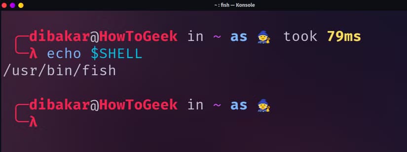 checking-garuda-linux-is-running-fish-shell طرق سهلة لتخصيص موجه الأوامر في Linux لتحسين الإنتاجية