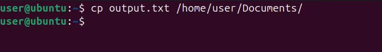 copying-files-in-terminal طرق التنقل بسهولة في نظام ملفات Linux باستخدام سطر الأوامر