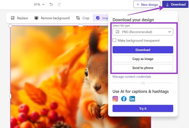 edit-pictures-using-copilot-7 استكشاف إمكانيات Copilot لتحرير الصور بفعالية وسهولة