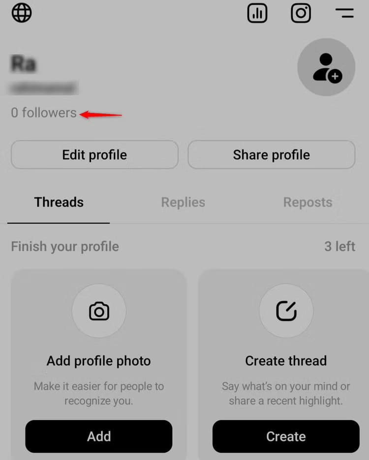 followersthreads-3 طرق لمعرفة إذا قام أحد بحظرك على Threads
