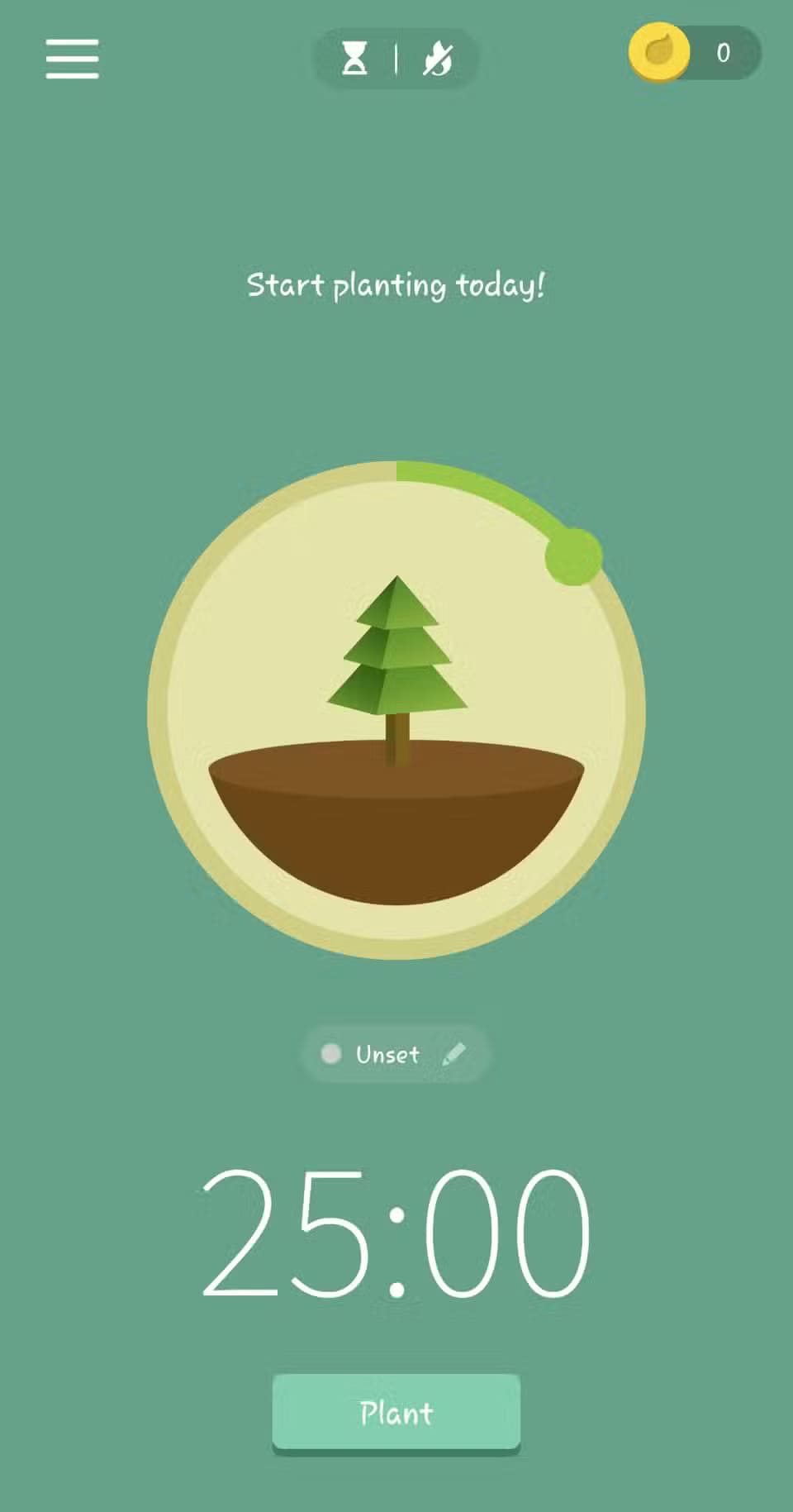 interface-of-the-app-forest-focus-for-productivity كيف تؤدي تطبيقات الإنتاجية إلى إضاعة الوقت بدلًا من توفيره