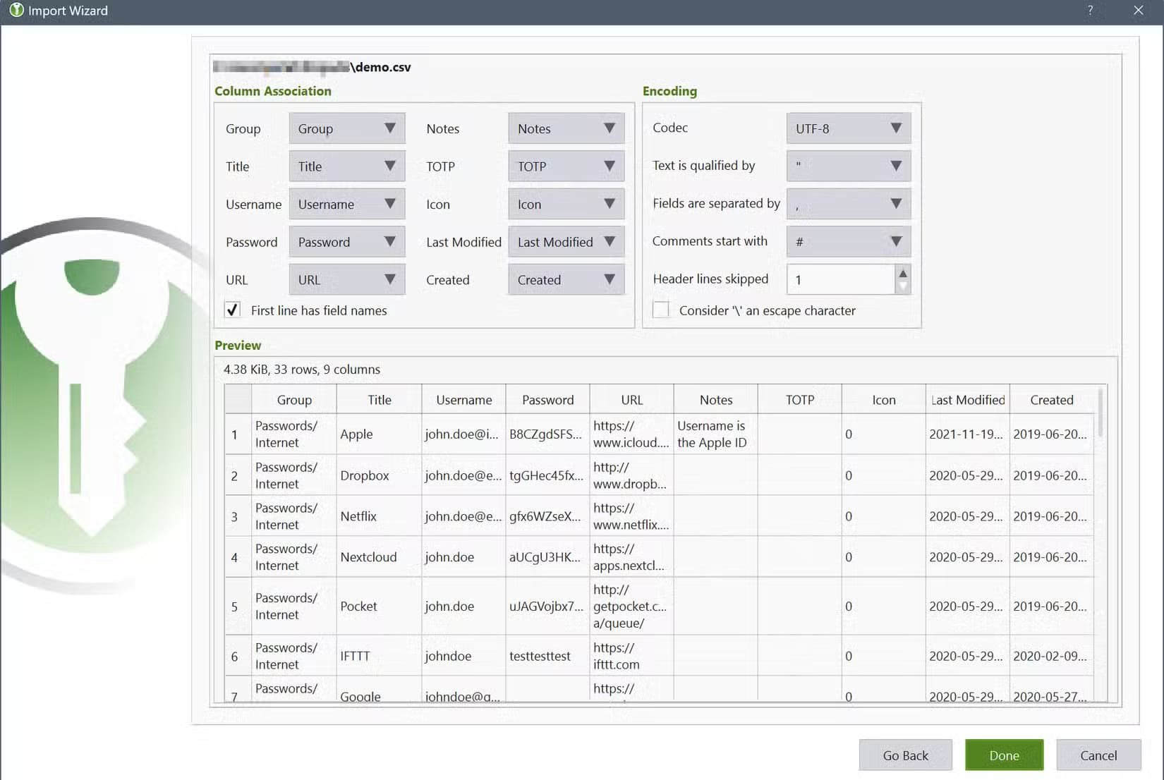 keepassxc-interface اختيار برامج إدارة كلمات المرور المجانية الأكثر أمانًا لعام 2025