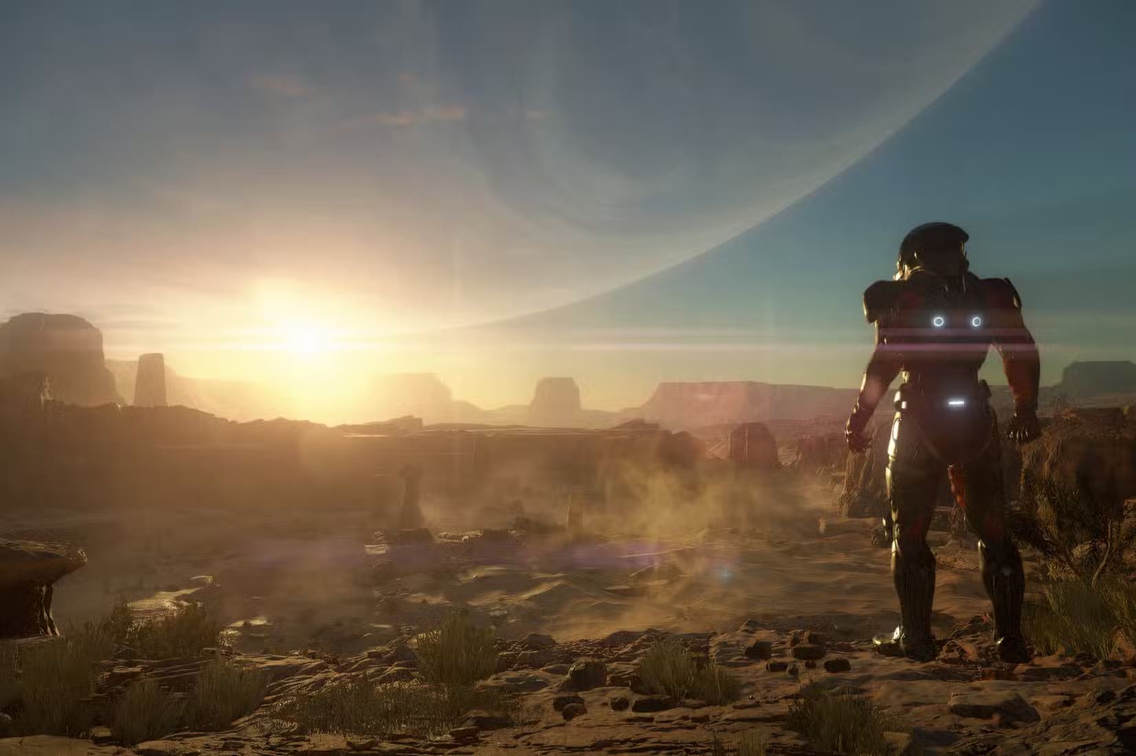 mass-effect-andromeda-looking-out-into-the-landscape-1 10 ألعاب تحولت من سيئة إلى رائعة وتستحق التجربة الآن