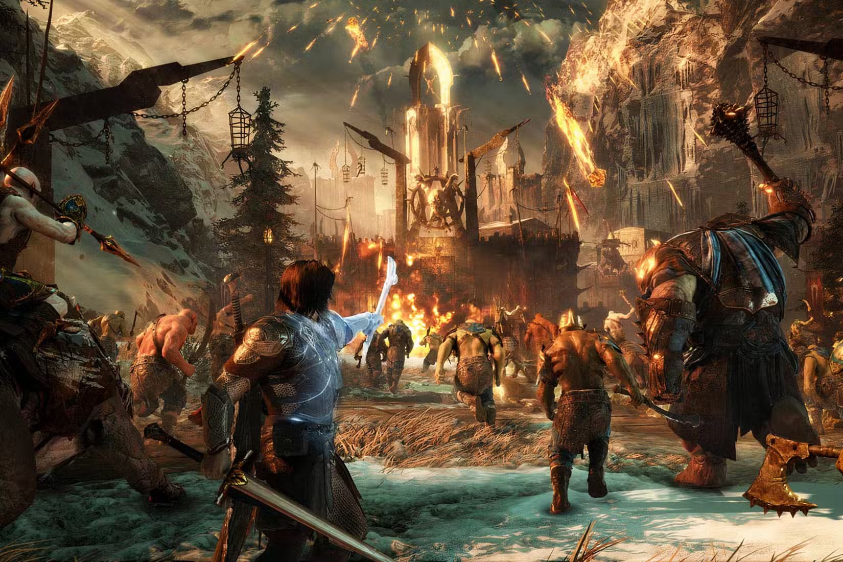 middle-earth-shadow-of-war-talion-directing-a-charge-1 10 ألعاب تحولت من سيئة إلى رائعة وتستحق التجربة الآن