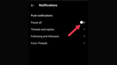 pause-notifications-step-2 أفضل 5 طرق لتحسين إشعارات Threads على Instagram وتحقيق أقصى استفادة منها