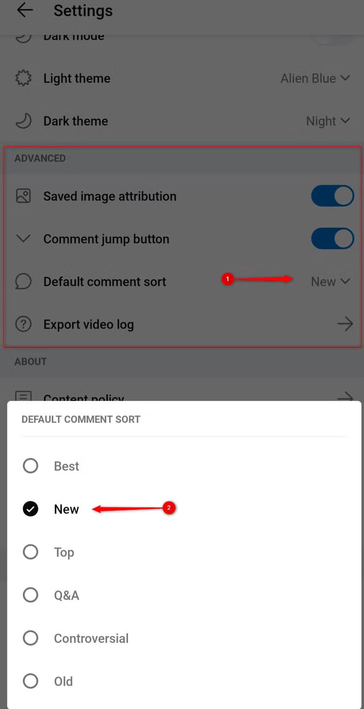 redditsettings2 طرق فعّالة لاستخدام Reddit للحصول على أحدث الأخبار والمستجدات