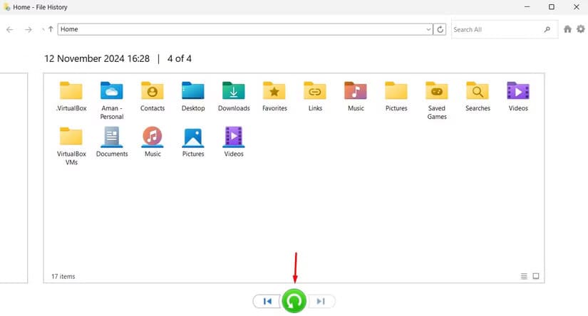 restore-icon-in-control-panel طرق فعّالة لنسخ نظام Windows احتياطيًا على وحدة تخزين خارجية بأمان
