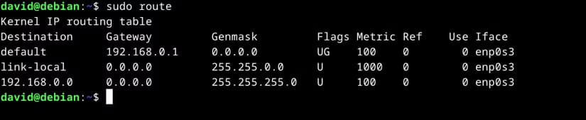 route أهم أوامر الشبكات التي يحتاج كل مستخدم Linux لمعرفتها