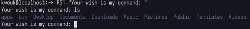 screenshot-of-a-simple-replacement-command-prompt-in-bash طرق سهلة لتخصيص موجه الأوامر في Linux لتحسين الإنتاجية